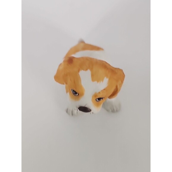VNTG Homco Charles Cavalier Spaniel  Puppy Dog Figurine #1407 Porcelain 3" - Picture 6 of 10